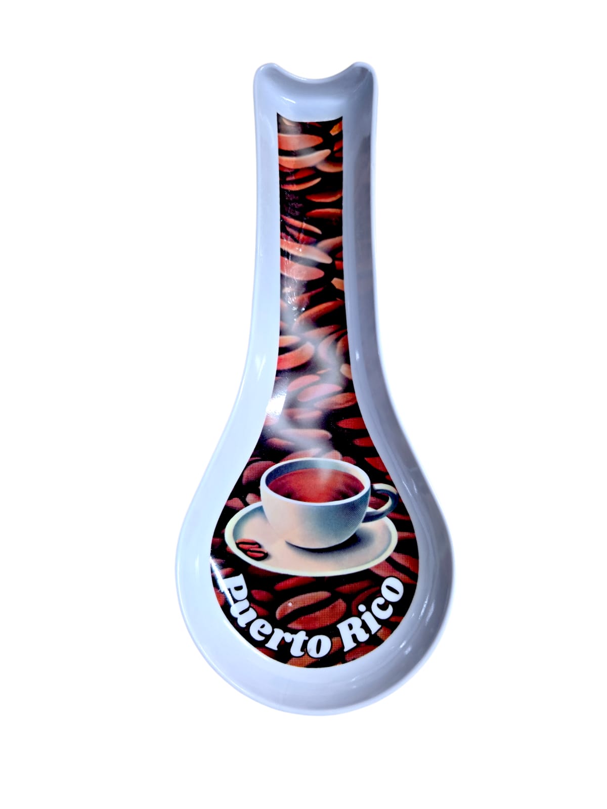 CUCHARA DE PUERTO RICO EN MELANIMA PARA REPOSAR UTENSILIOS DE COCINA / SPOON REST