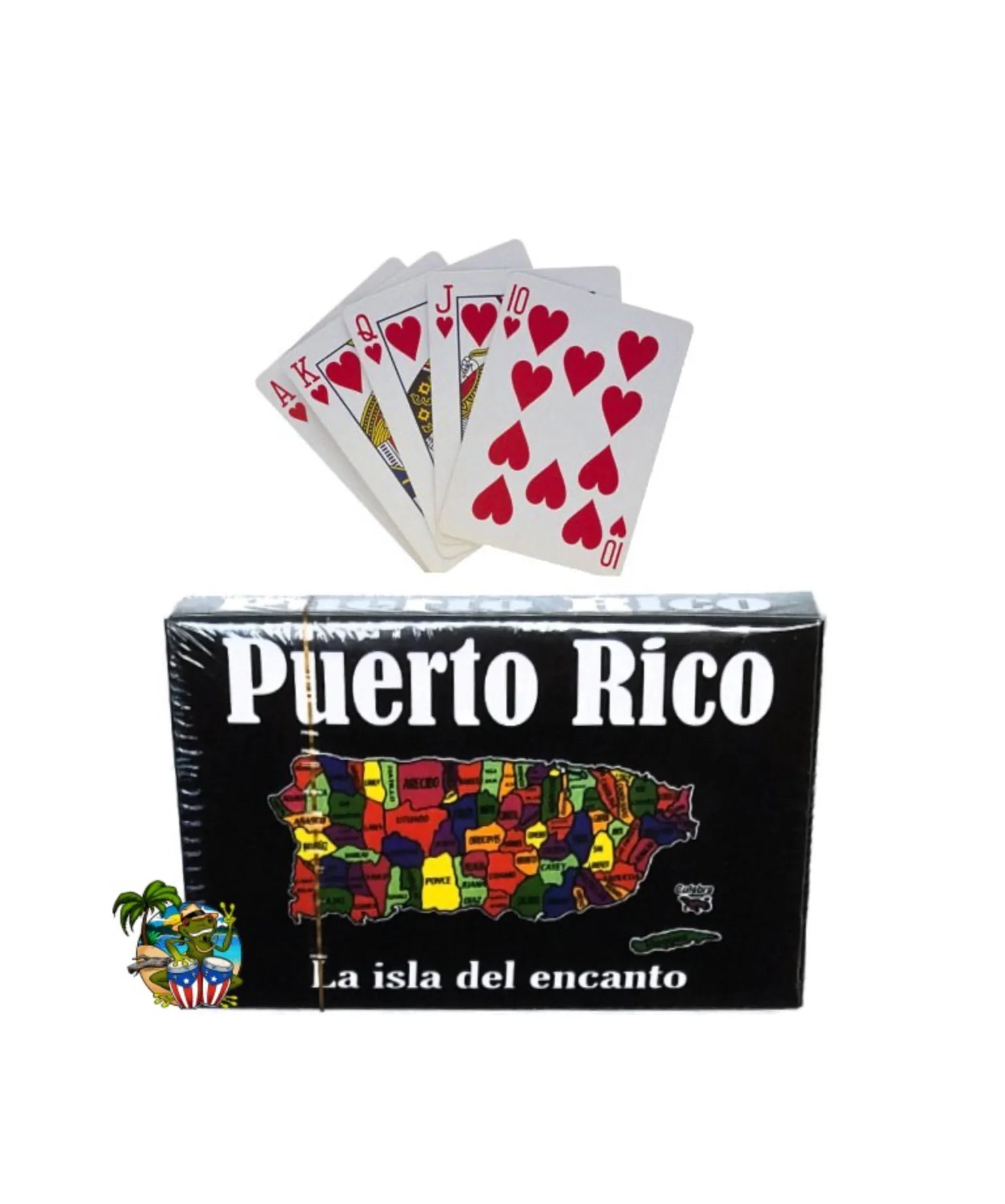 PUERTO RICO MAP CASINO CARDS / BARAJAS DE CASINO CON MAPA DE PUERTO RICO