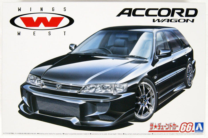 1/24 HONDA ACCORD WAGON WING WEST PLASTIC MODEL KIT - AOSHIMA