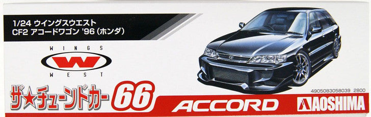 1/24 HONDA ACCORD WAGON WING WEST PLASTIC MODEL KIT - AOSHIMA