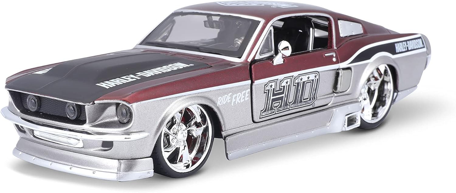 1/24 1967 FORD MUSTANG GT HARLEY DAVIDSON - MAISTO