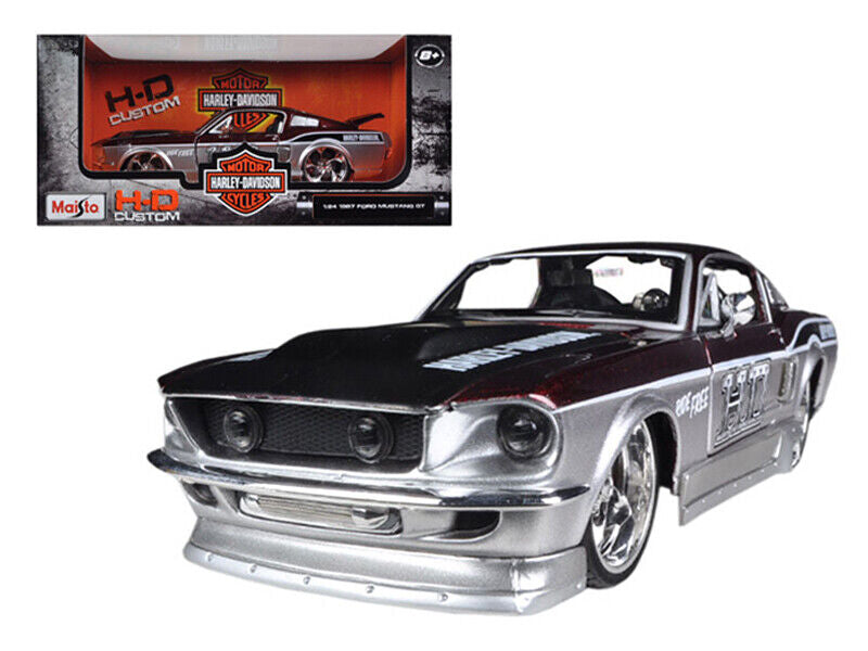1/24 1967 FORD MUSTANG GT HARLEY DAVIDSON - MAISTO