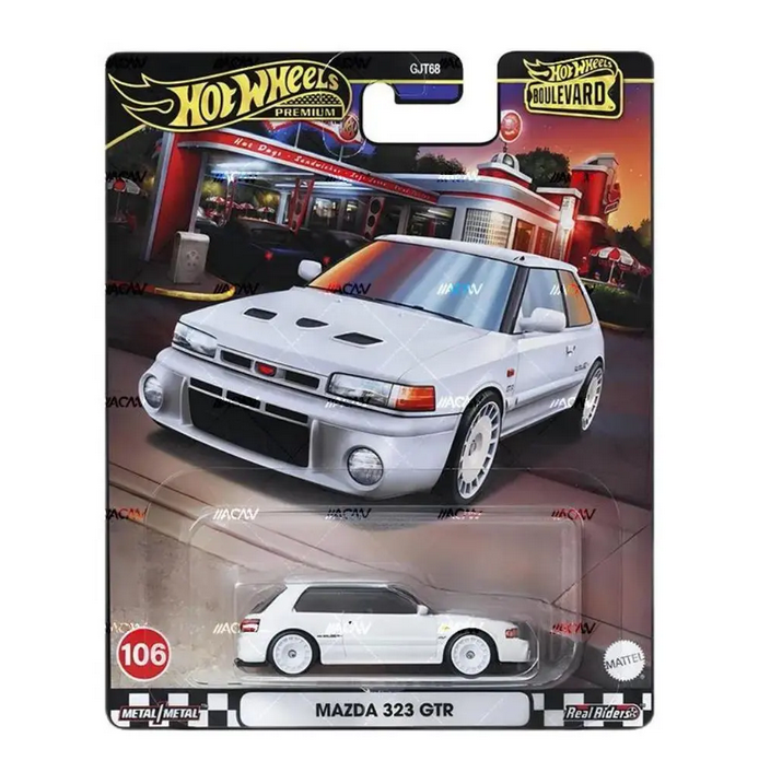 1/64 MAZDA 323 GTR BLVD - HOTWHEELS