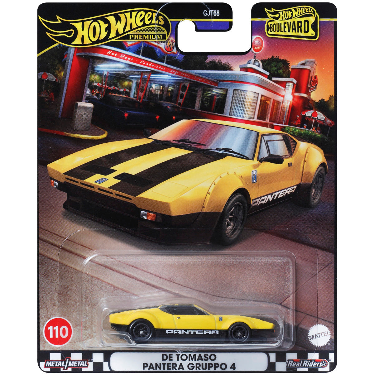 1/64 DE TOMASO PANTERA GRUPPO 4 BLVD - HOTWHEELS