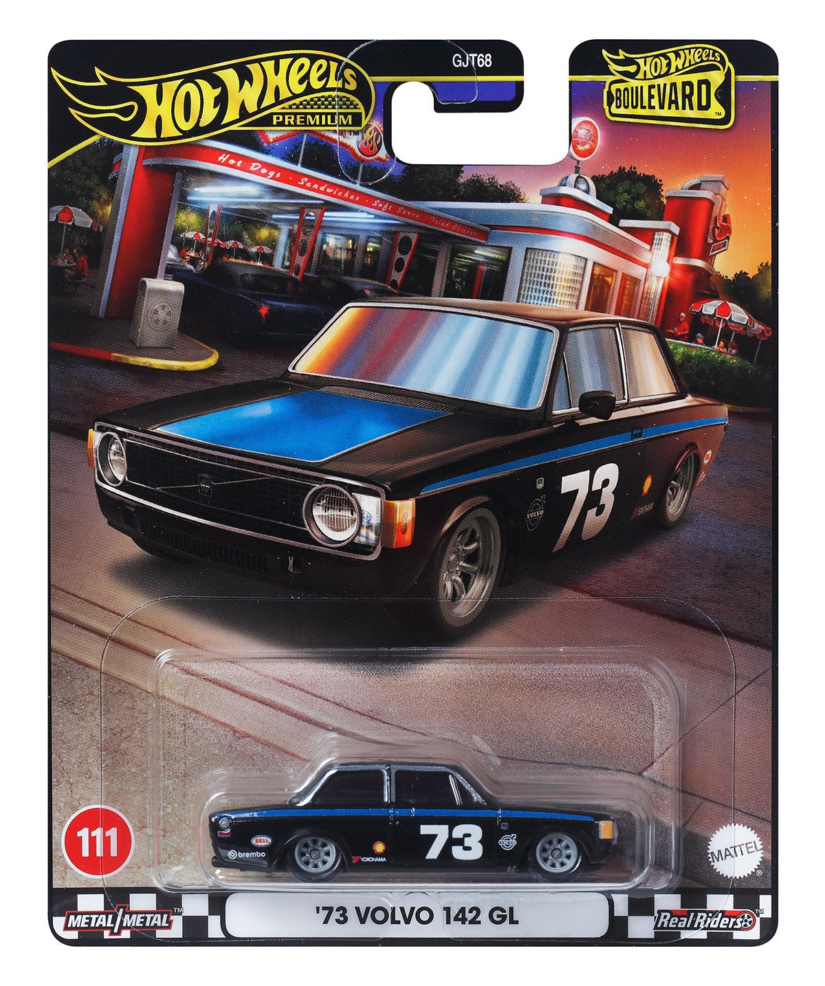 1/64 1973 VOLVO 142 GL BLVD - HOTWHEELS