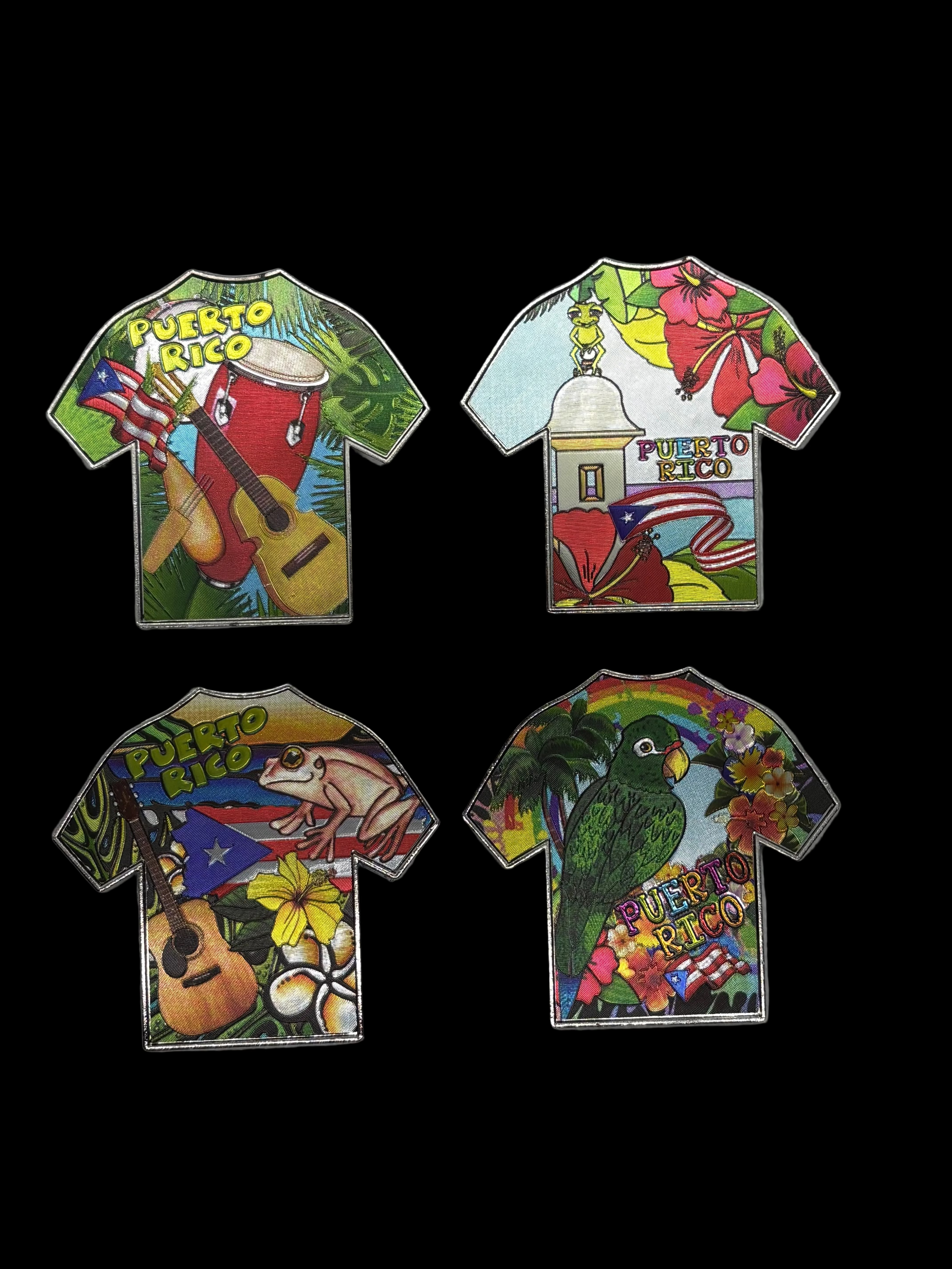 MAGNETO METÁLICO TSHIRT PUERTO RICO / PUERTO RICO TSHIRT METALLIC MAGNET