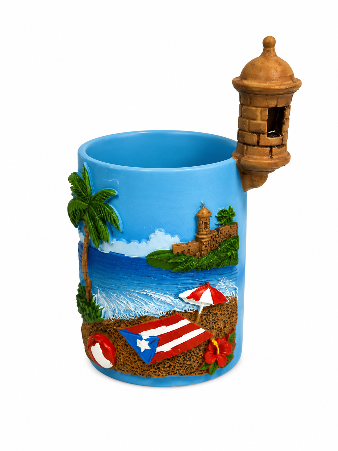 PUERTO RICO TOOTH PICK HOLDERS WITH GARITA DE MORRO