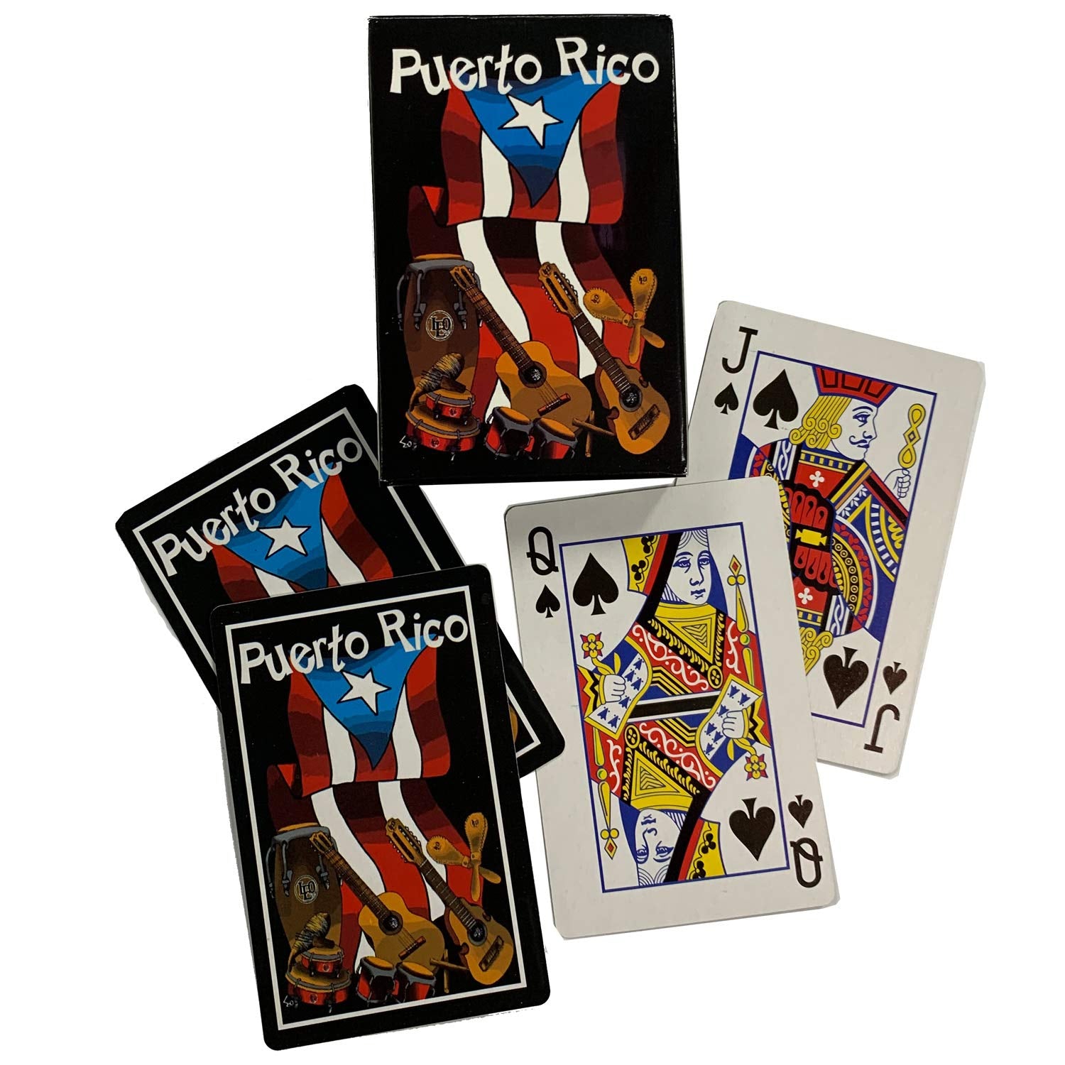 PUERTO RICO INSTRUMENTS CASINO CARDS / BARAJAS DE CASINO CON INSTRUMENTOS DE PUERTO RICO