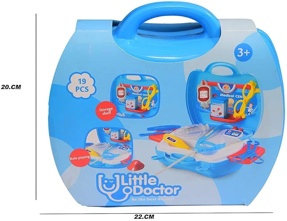 SET DE JUEGO PEQUEÑO DOCTOR 19 PIEZAS.