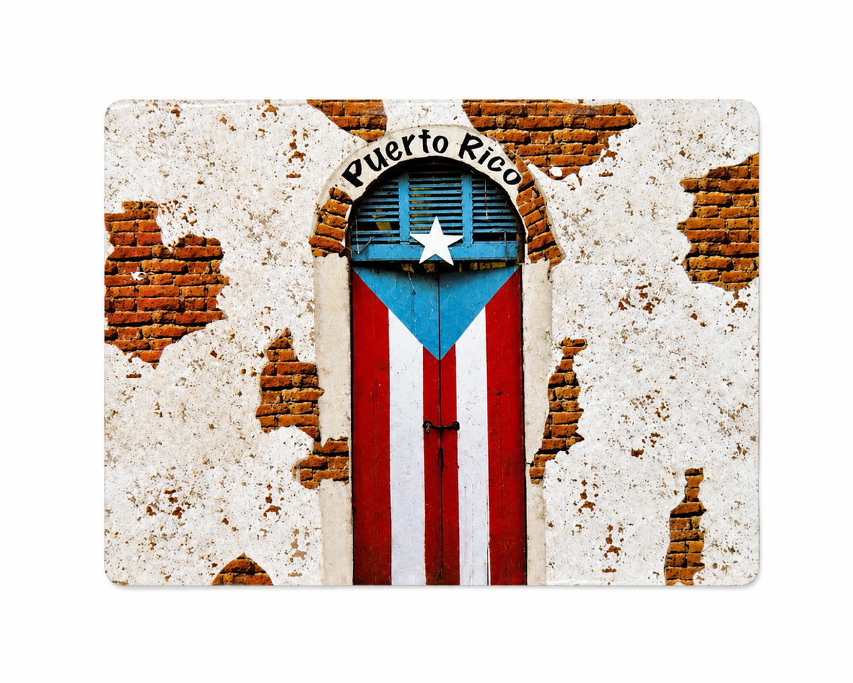 PUERTO RICO PLACE MAT - OLD SAN JUAN DOOR 17” x 11.5”