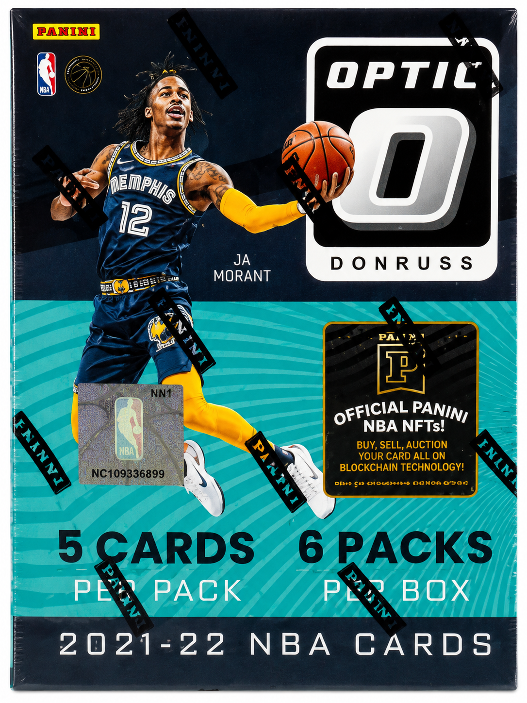 2021/22 PANINI OPTIC DONRUSS BASKETBALL 6 PACK BLASTER BOX