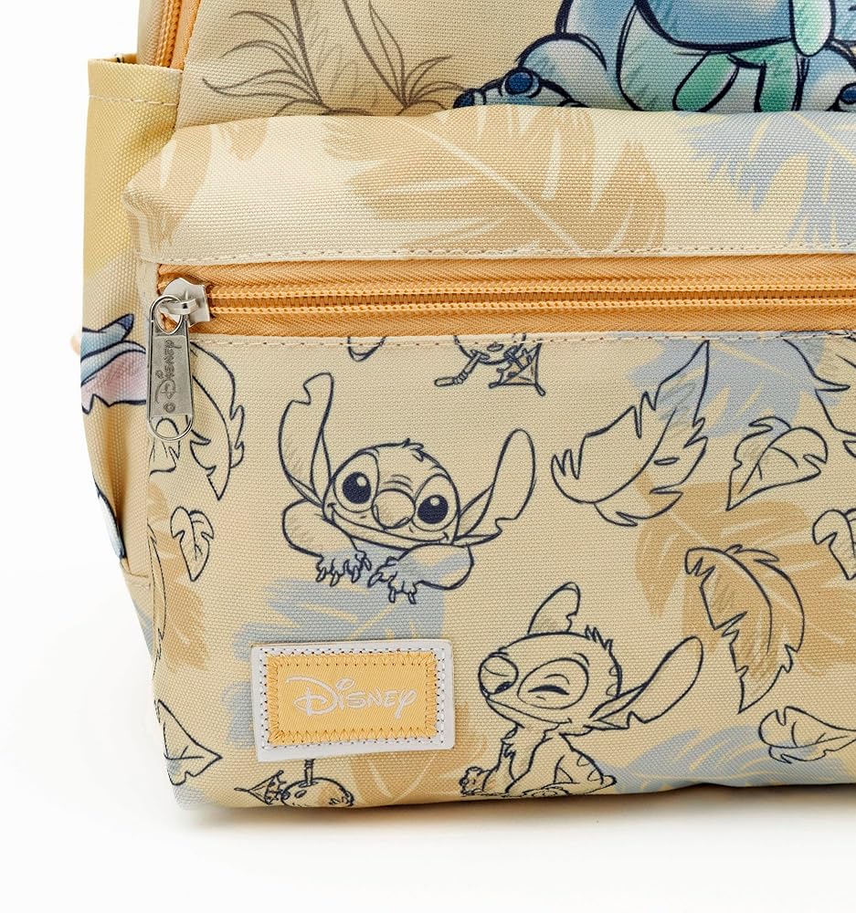 MOCHILA BULTOS STITCH 13” DELIXE NYLON DAYPACK MARRÓN