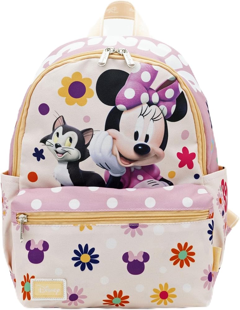 MINNIE MOUSE 13” DICE NYLON DAYPACK PINK