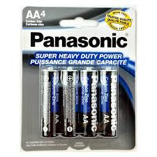 AA BATTERIES PANASONIC (4 PACK)