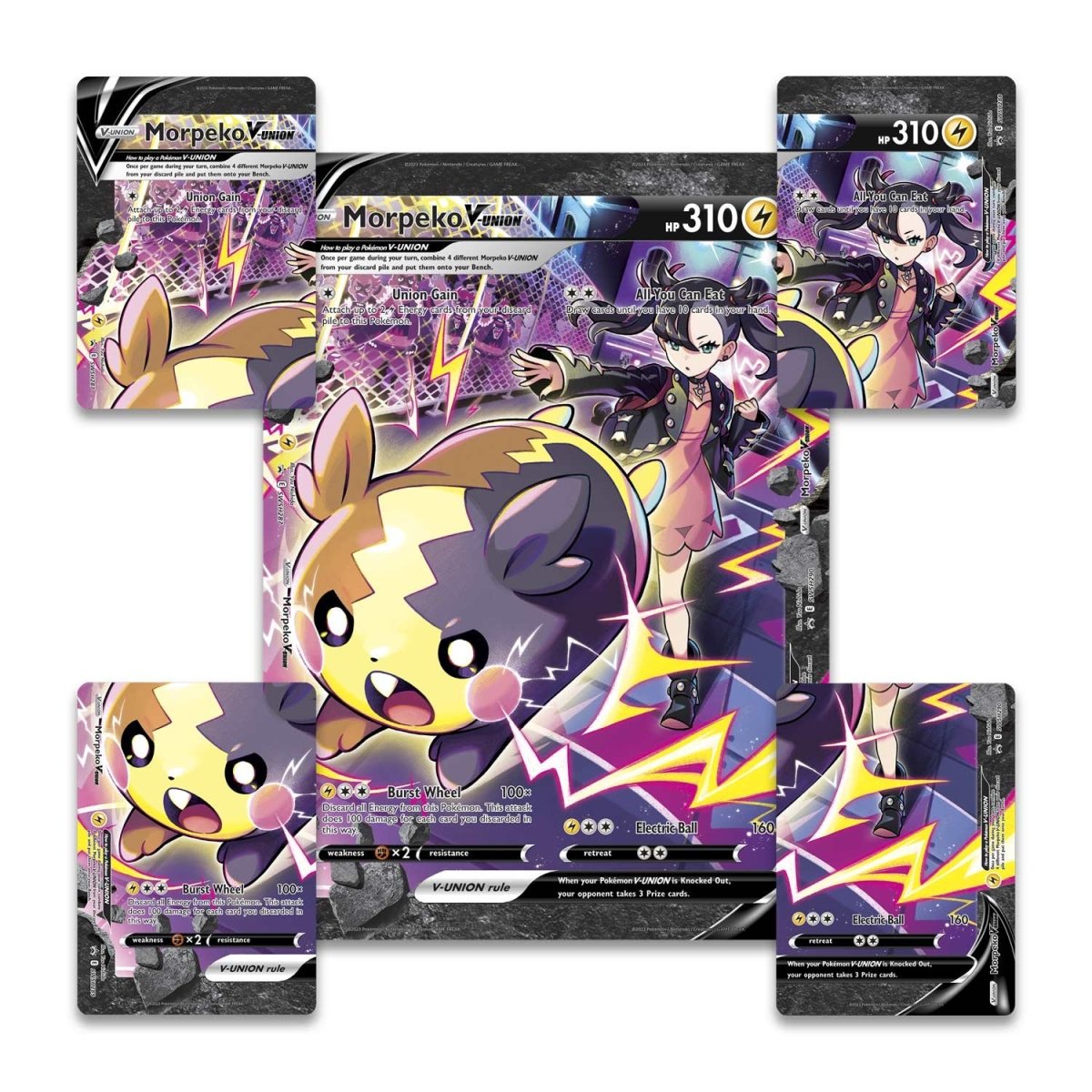 POKEMON - MORPEKO V-UNION PREMIUM PLAYMAT COLLECTION (CROWN ZENITH)