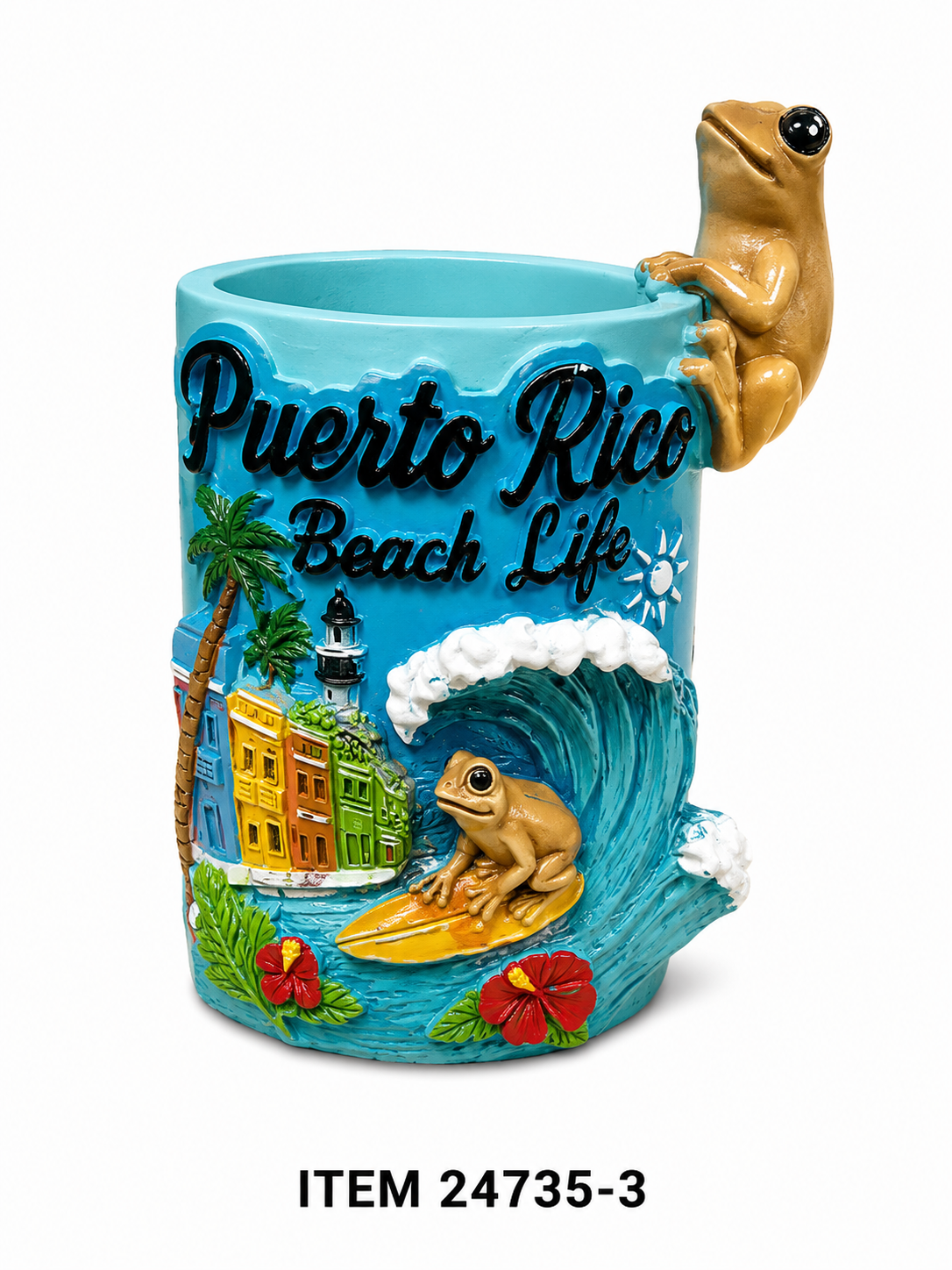 PUERTO RICO TOOTH PICK HOLDERS WITH COQUI 24735-3