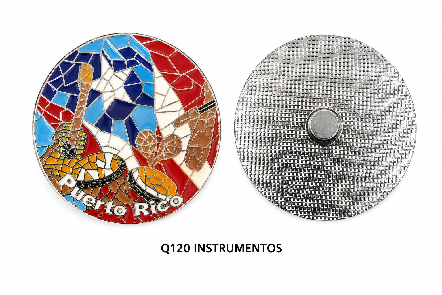PUERTO RICO MAGNET MUSICAL INSTRUMENT Q120 - IMÁN (MAGNETO) DE PUERTO RICO
