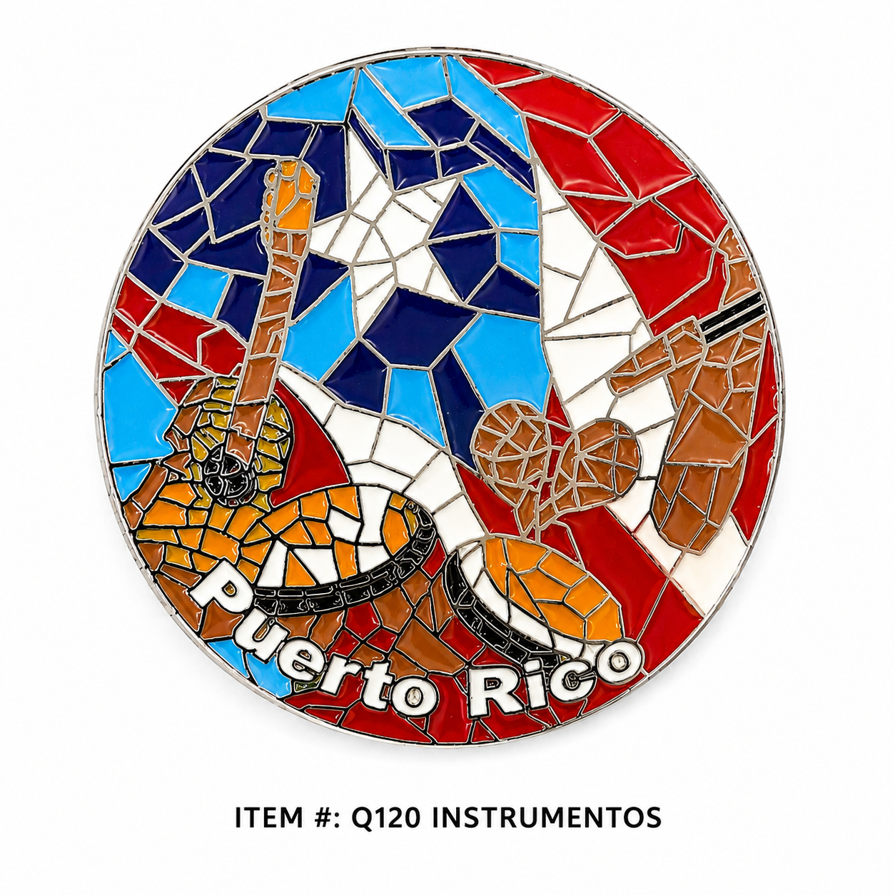 PUERTO RICO MAGNET MUSICAL INSTRUMENT Q120 - IMÁN (MAGNETO) DE PUERTO RICO