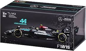 1/43 FORMULA 1 MERCEDES AMG W15 #44 LEWIS HAMILTON (2024) WITH DRIVER