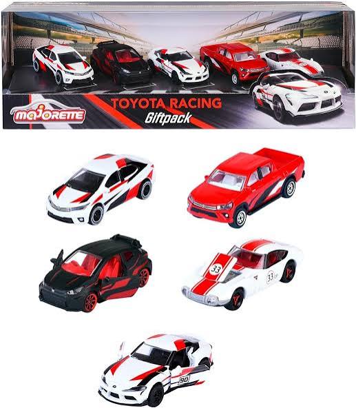 1/64 2024 TOYOTA RACING GIFT PACK (5 CARS) - MAJORETTE
