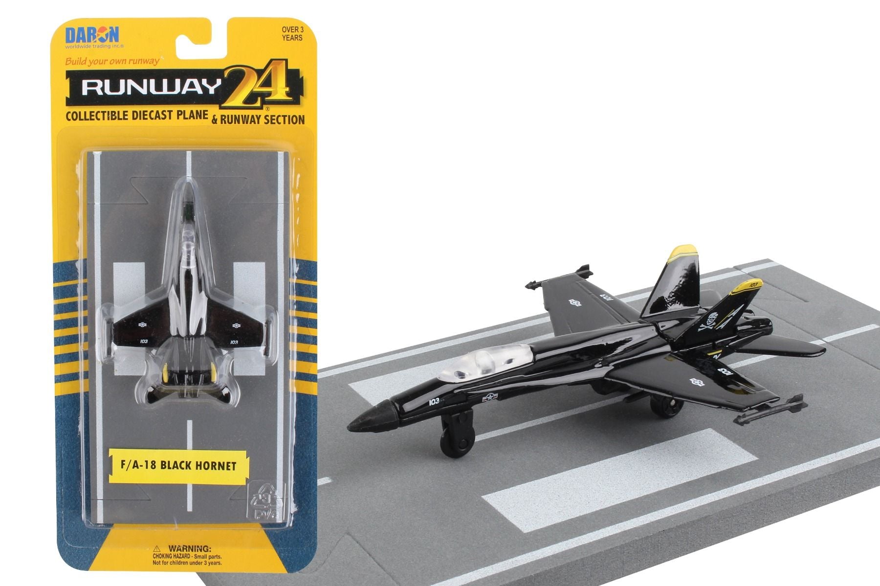 Avión F/A-18 HORNET NEGRO