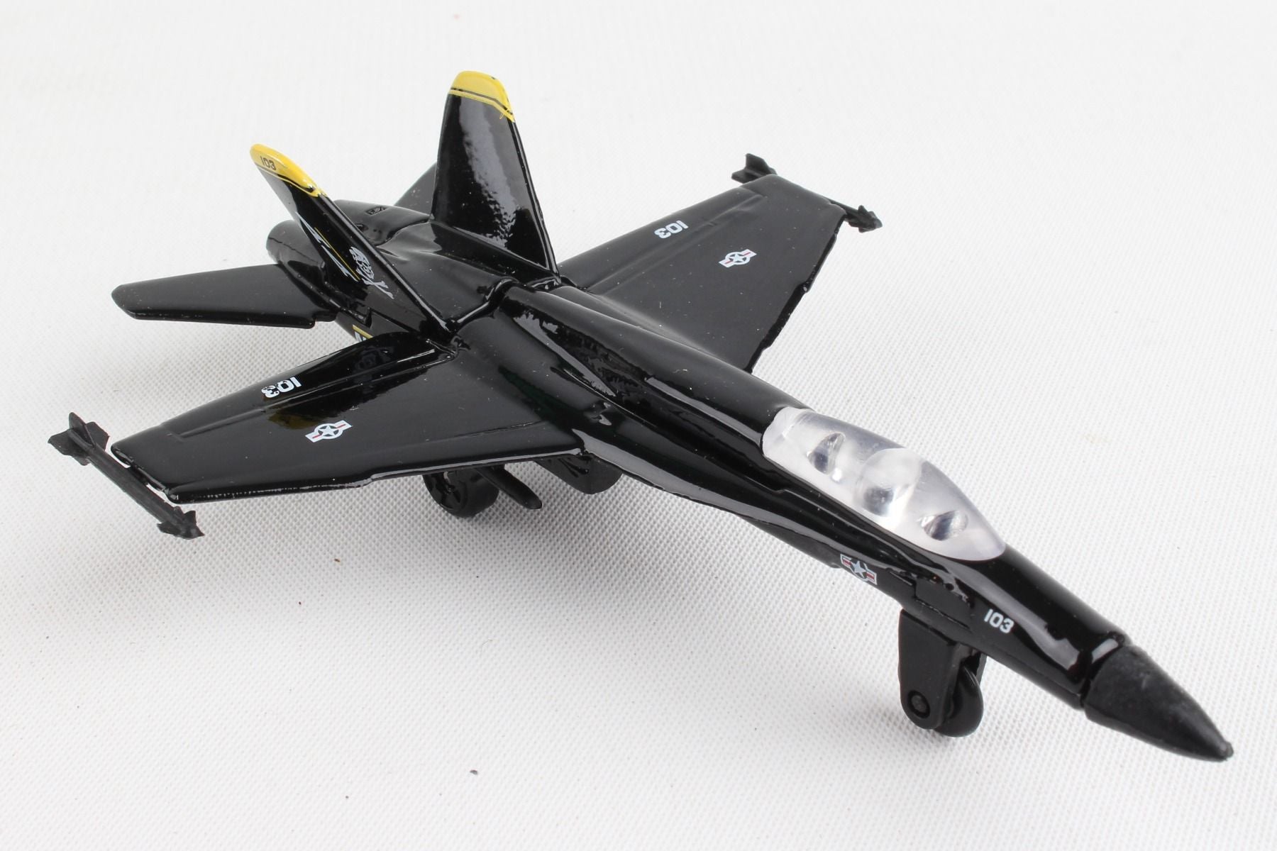 Avión F/A-18 HORNET NEGRO