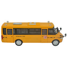 SCHOOL BUS 9” DIE CAST WITH SOUND & LIGHTS - PULL BACK 671D