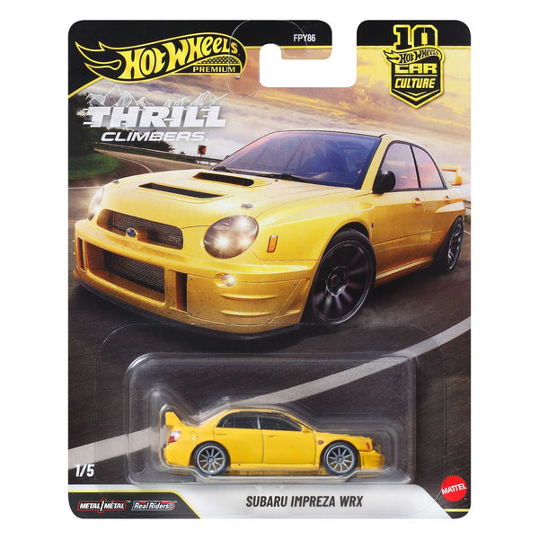 1/64 SUBARU IMPREZA WRX / THRILL CLIMBERS 1/5 - HOTWHEELS