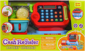 CASH REGISTER PLAY SET (BATTERY OPERATED) POS58