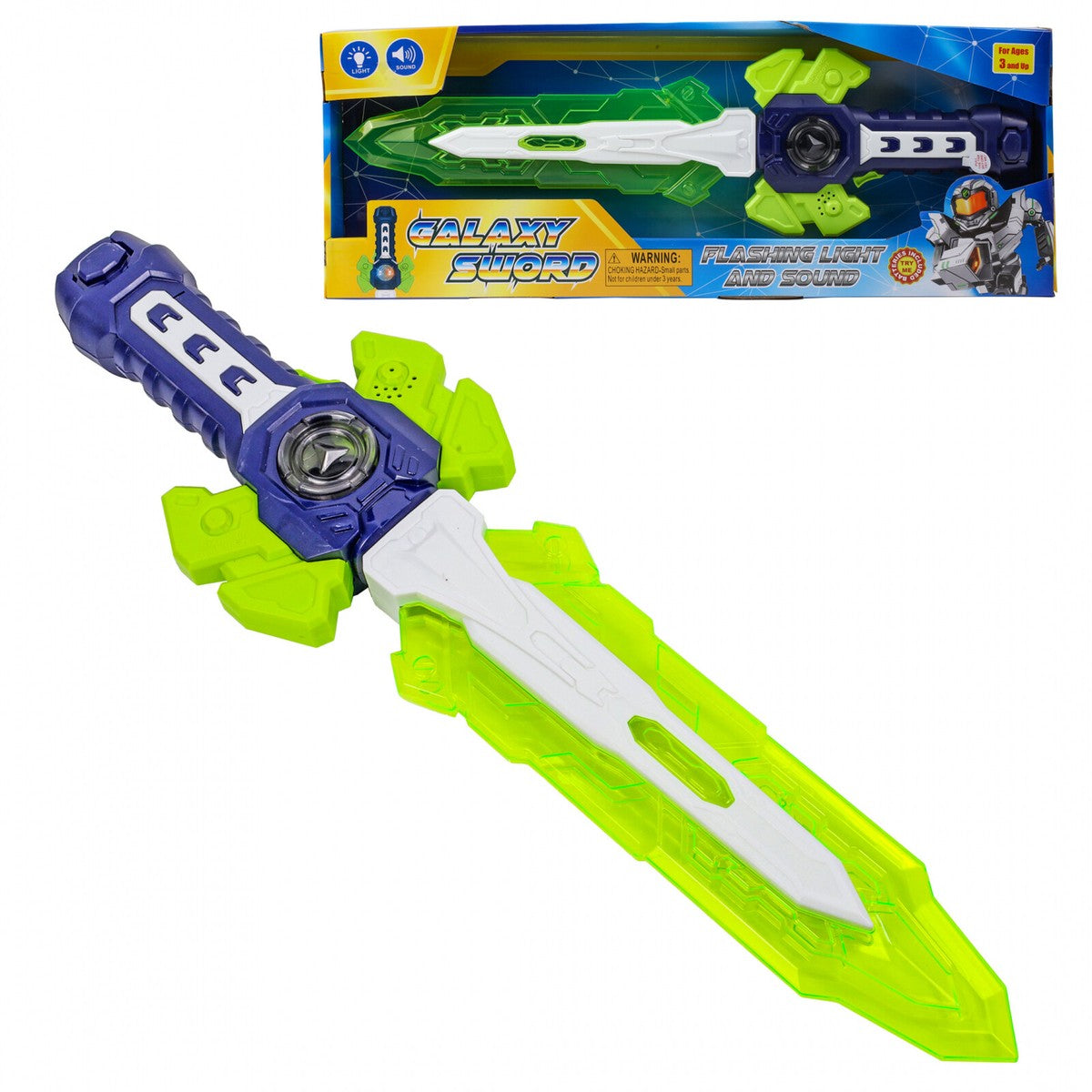 SPACE SWORD WITH LIGHT & SOUND (BATTERY OPERATED ITEM # KT818-5