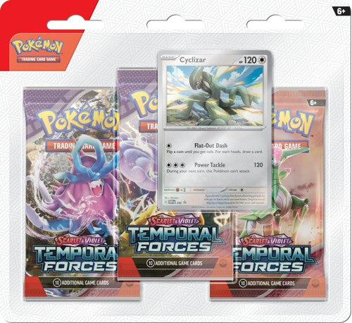 PAQUETES DE REFUERZO DE FUERZA TEMPORAL 3 DE POKEMON ESCARLATA Y VIOLETA