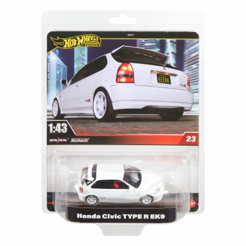 1/43 1985 HONDA CIVIC TYPE R EK9 #23 HOT WHEELS PREMIUM