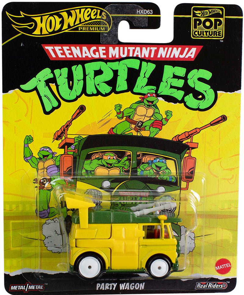 1/64 PARTY WAGON TEENAGE MUTANT NINJA TURTLES - HOTWHEELS