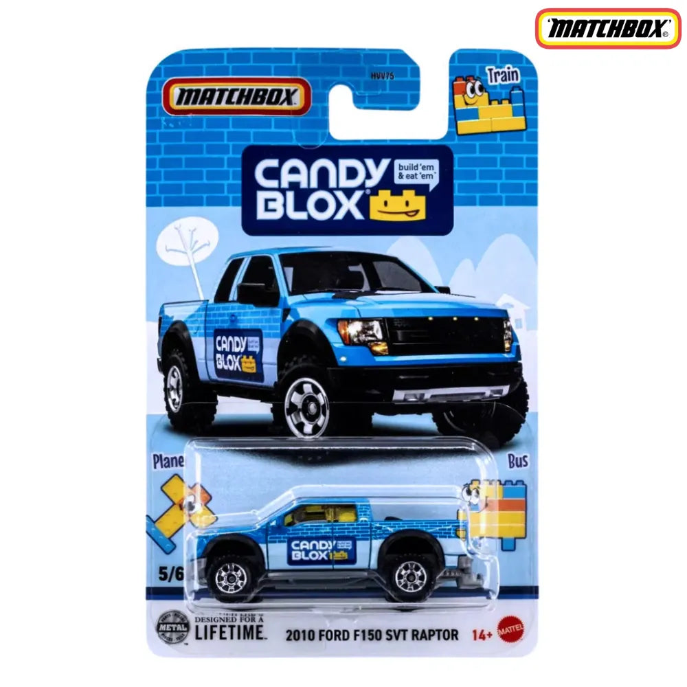 1/64 CANDY BLOX 2010 FORD RAPTOR F150 SVT RAPTOR - MATCHBOX