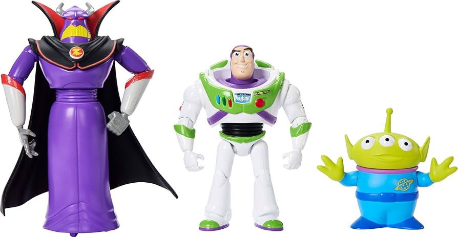 BUZZ LIGHTYEAR & ZURG STORYTELLERS ACTION FIGURES - MATTEL