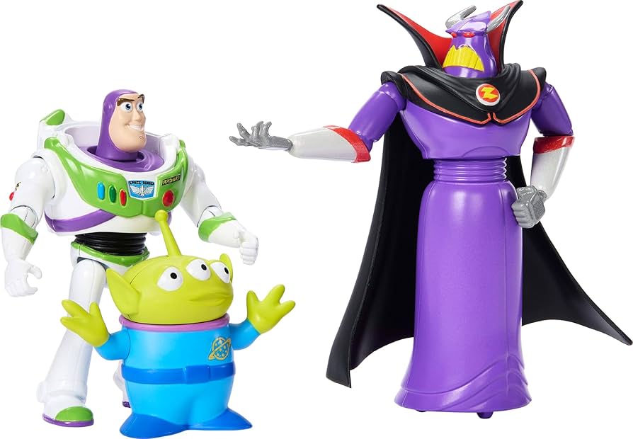BUZZ LIGHTYEAR & ZURG STORYTELLERS ACTION FIGURES - MATTEL