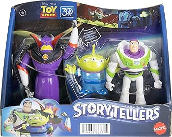 BUZZ LIGHTYEAR & ZURG STORYTELLERS ACTION FIGURES - MATTEL