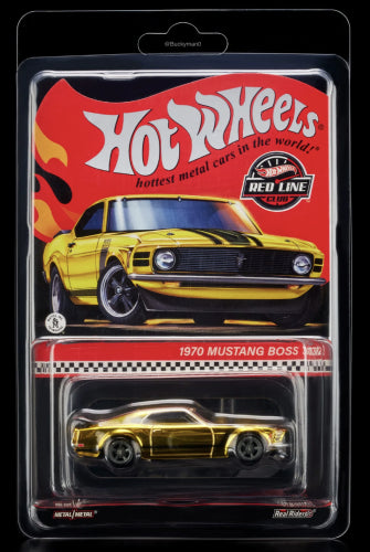 1/64 1970 MUSTANG BOSS 302 - HOTWHEELS RED LINE CLUB