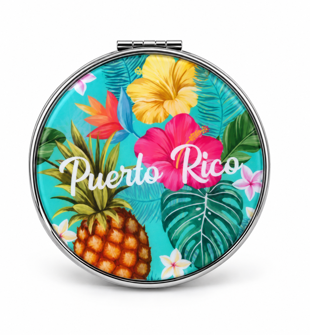 3.5" PUERTO RICO POCKET MIRROR