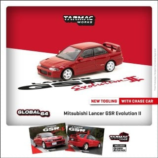 1/64 MITSUBISHI LANCER GSR EVOLUTION - TARMAC WORKS