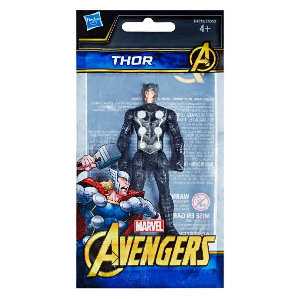 4” MARVEL AVENGERS FIGURES - HASBRO