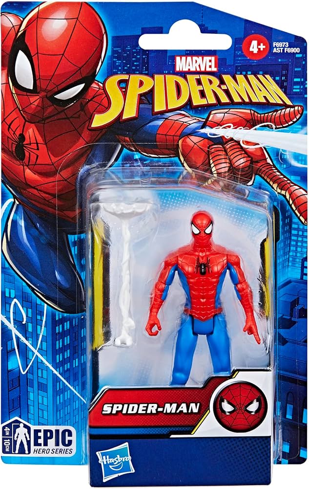 4” CLASSIC SPIDER-MAN FIGURE MARVEL - HASBRO