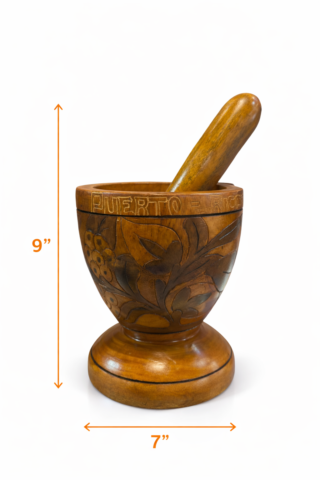 PILÓN GRANDE 9” (ALTO) X 7” (BOCA)