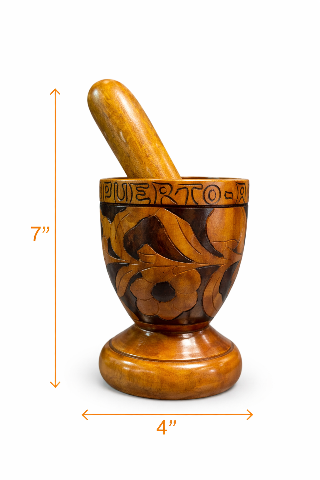 PILÓN DE PUERTO RICO 7” (ALTO) X 4” (BOCA) DE PUERTO RICO