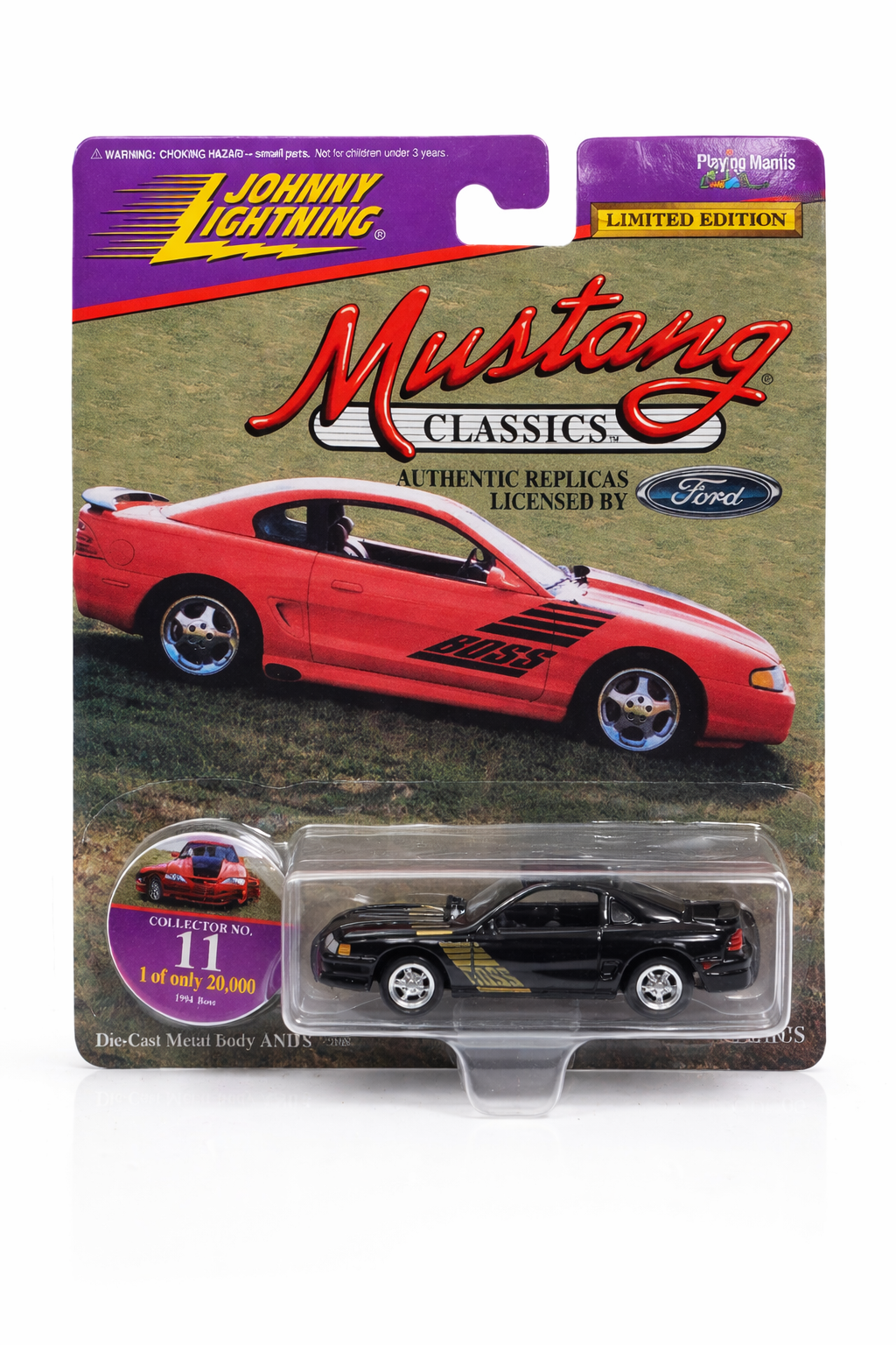 1/64 1994 VINTAGE CLASSIC MUSTANG BOSS - JOHNY LIGHTNING