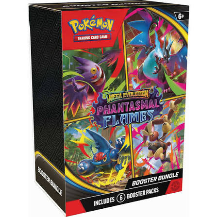 POKEMON MEGA EVOLUTION 2 PHANTASMAL FLAMES BOOSTER BUNDLE