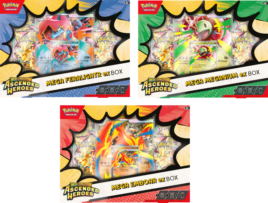 MEGA EVOLUTION ASCENDED HEROES MEGA EX BOX - POKÉMON