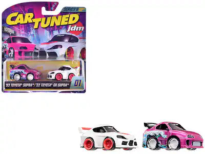 1/64 93’ TOYOTA SUPRA & 22’ TOYOTA GR SUPRA - CAR TUNED JDM 01 SERIES 6