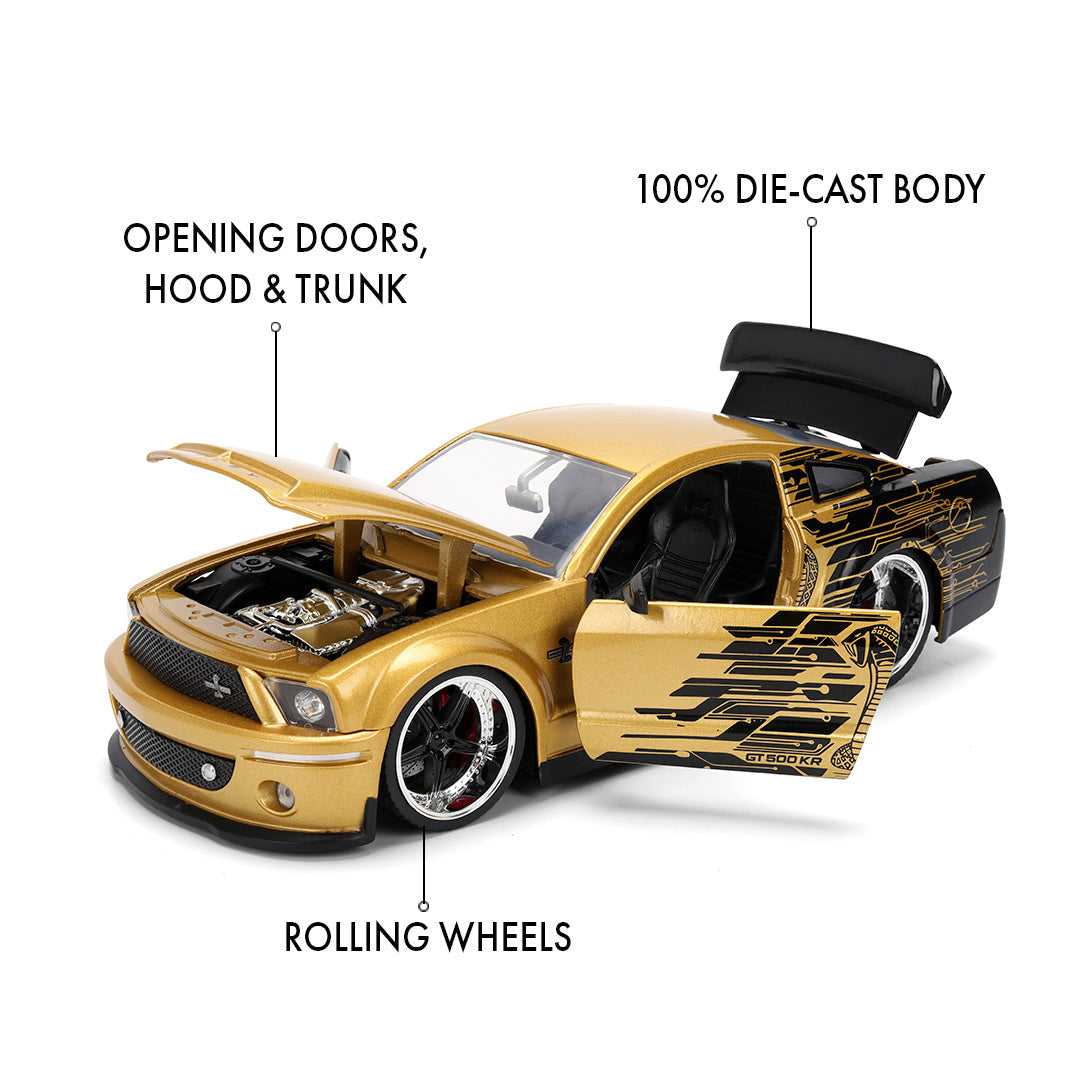 1/24 2008 FORD SHELBY GT-500KR - BIG TIME MUSCLE
