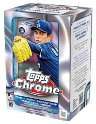 2025 Topps Chrome Baseball 7-Pack Blaster Box